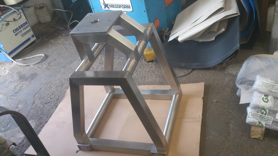 Stainless Steel Box Section Fabricated Frame G & A Precision